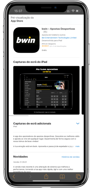 Bwin Ios app - instalar a Bwin aplicação no iPhone