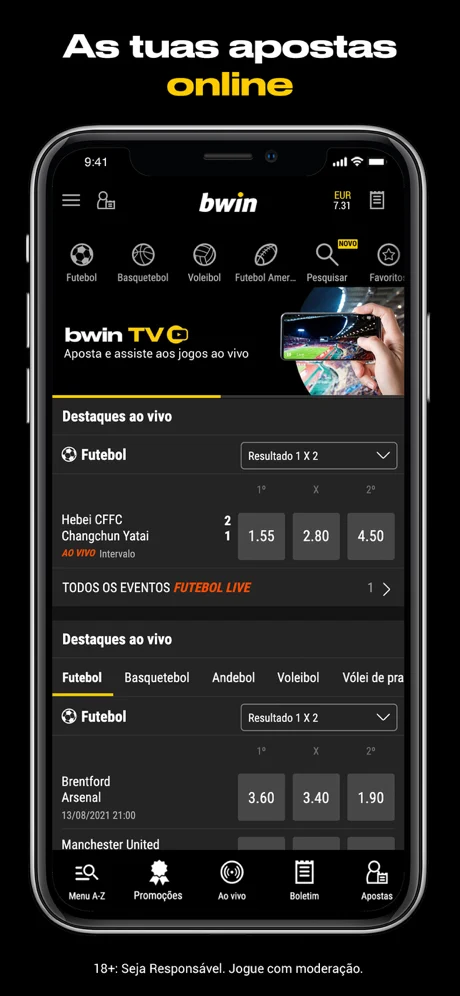 Bwin Ios app - instalar a Bwin aplicação no iPhone